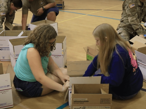 Girl Scouts Support Troops